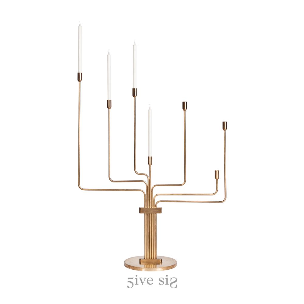 Decorative objects - 360 Slat and Swing Candle stand - 5IVE SIS