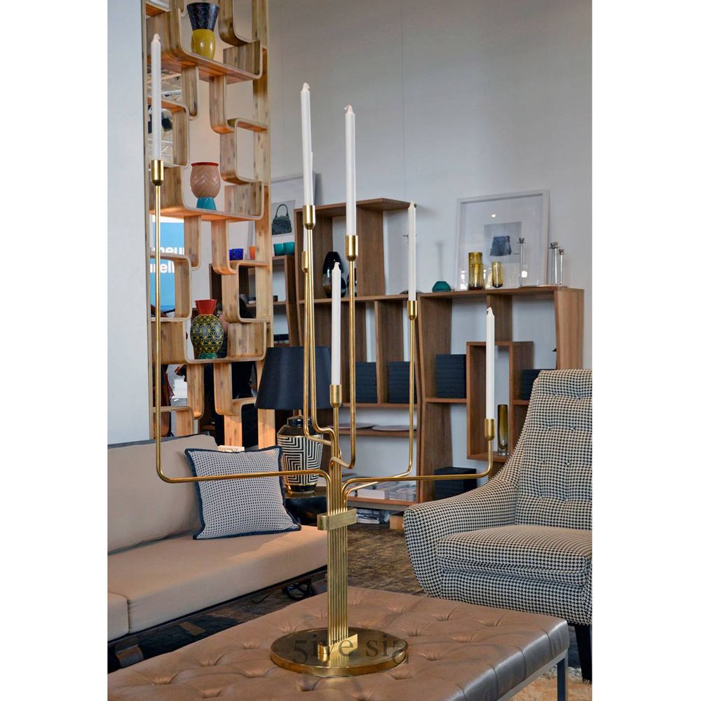Decorative objects - 360 Slat and Swing Candle stand - 5IVE SIS