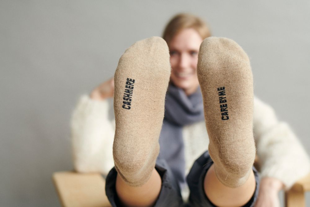 Chaussettes - PIEDS DOUX - CHAUSSETTES EN CACHEMIRE - CARE BY ME
