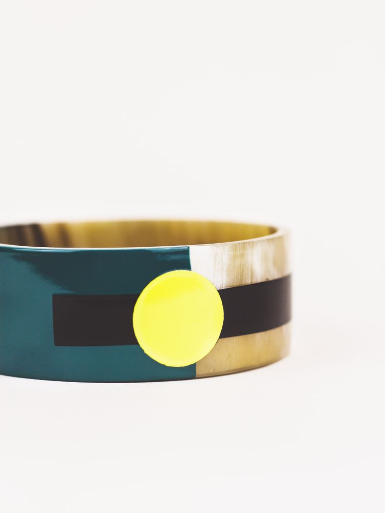 Jewelry - Horn and lacquer bracelets - L INDOCHINEUR X RIVÊT