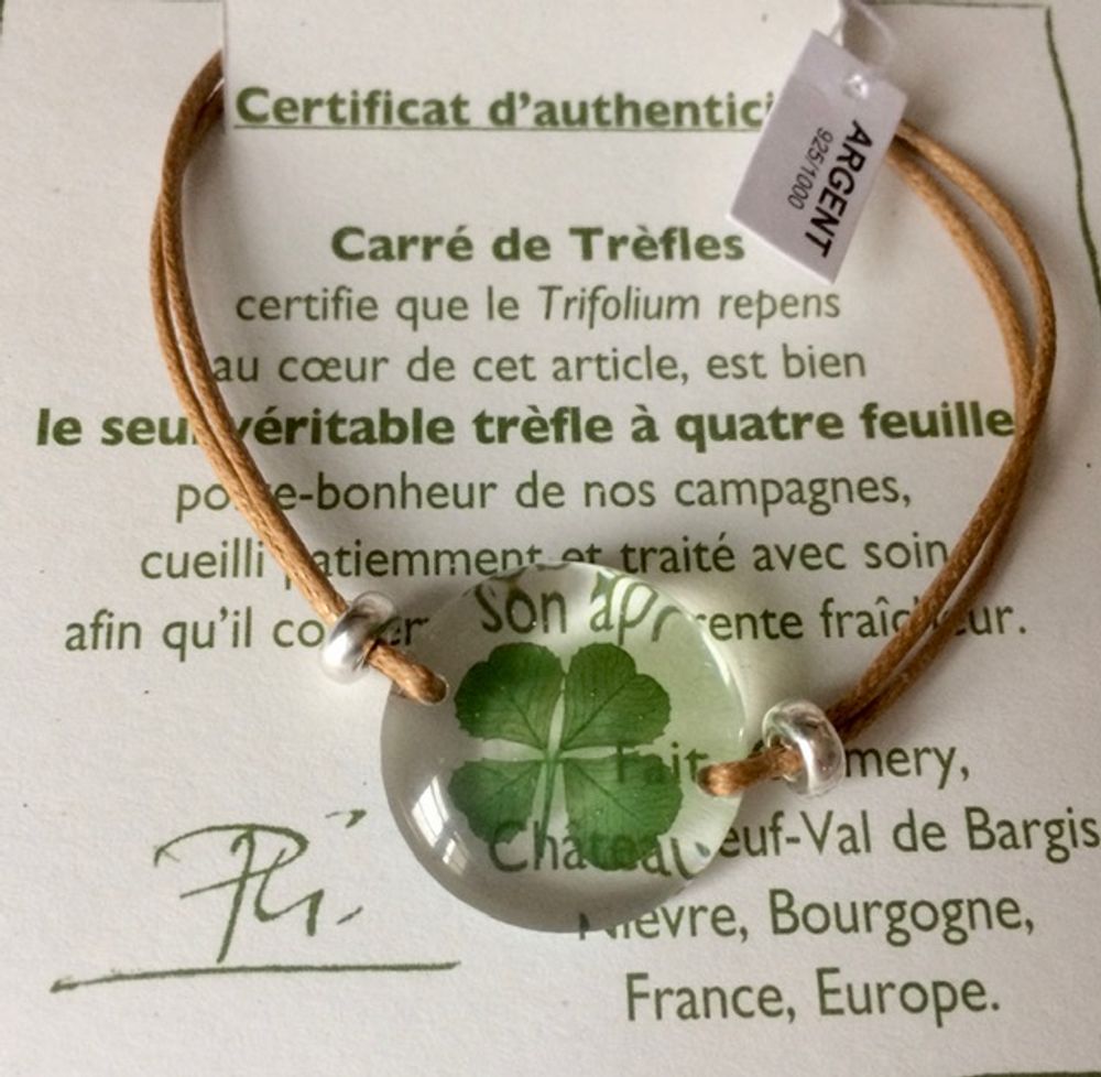 Bijoux - Bracelet de Trèfle - CARRÉ DE TRÈFLES
