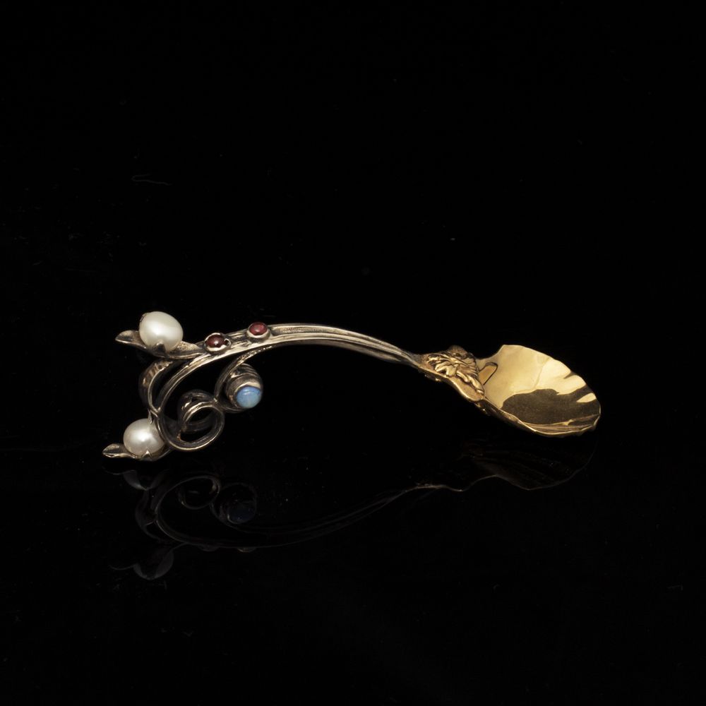 Decorative objects - Goldfish Silver Caviar Server - ORMAS GROUP