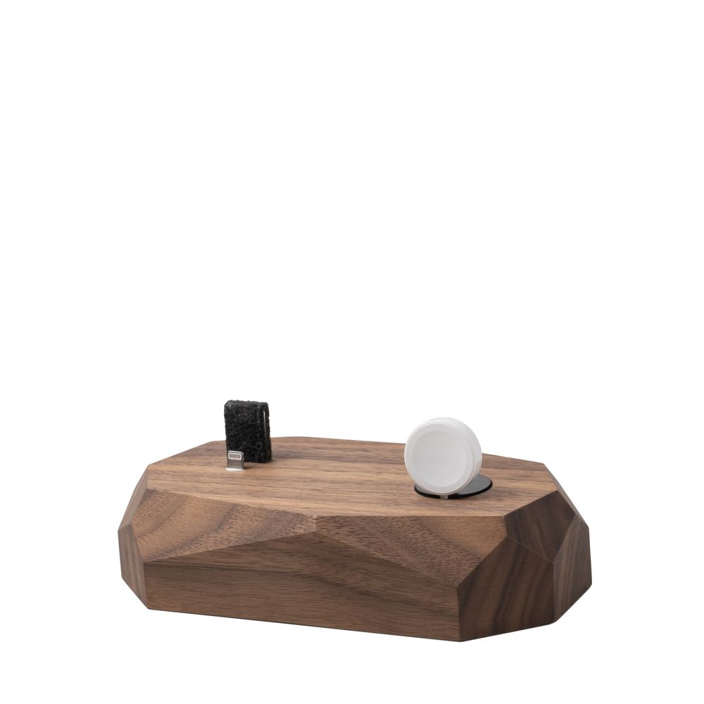 Range-tout - Station d'accueil combo - Chargeur iPhone et Apple Watch - OAKYWOOD