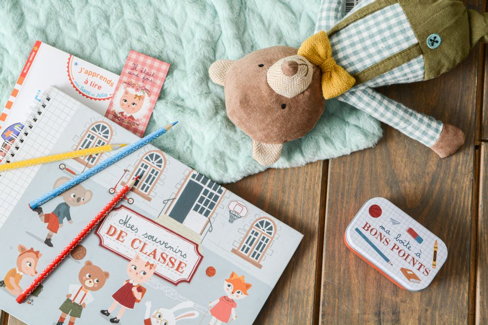 Peluches - Peluche Oscar et produits de la rentrée des classes - AMADEUS LES PETITS