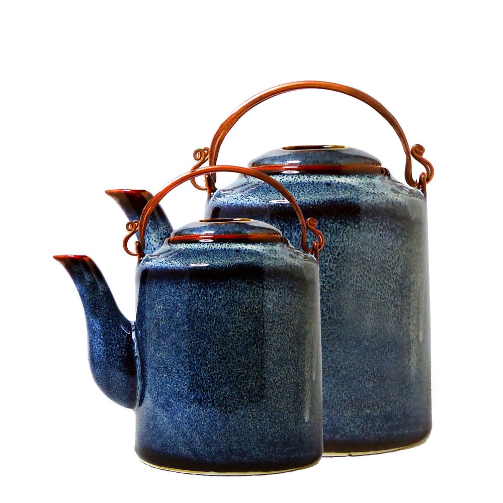 Ceramic - Ocean Blue Teapots - ZAOZAM