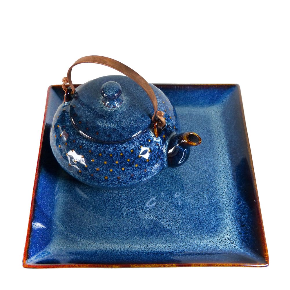 Ceramic - Ocean Blue Teapots - ZAOZAM