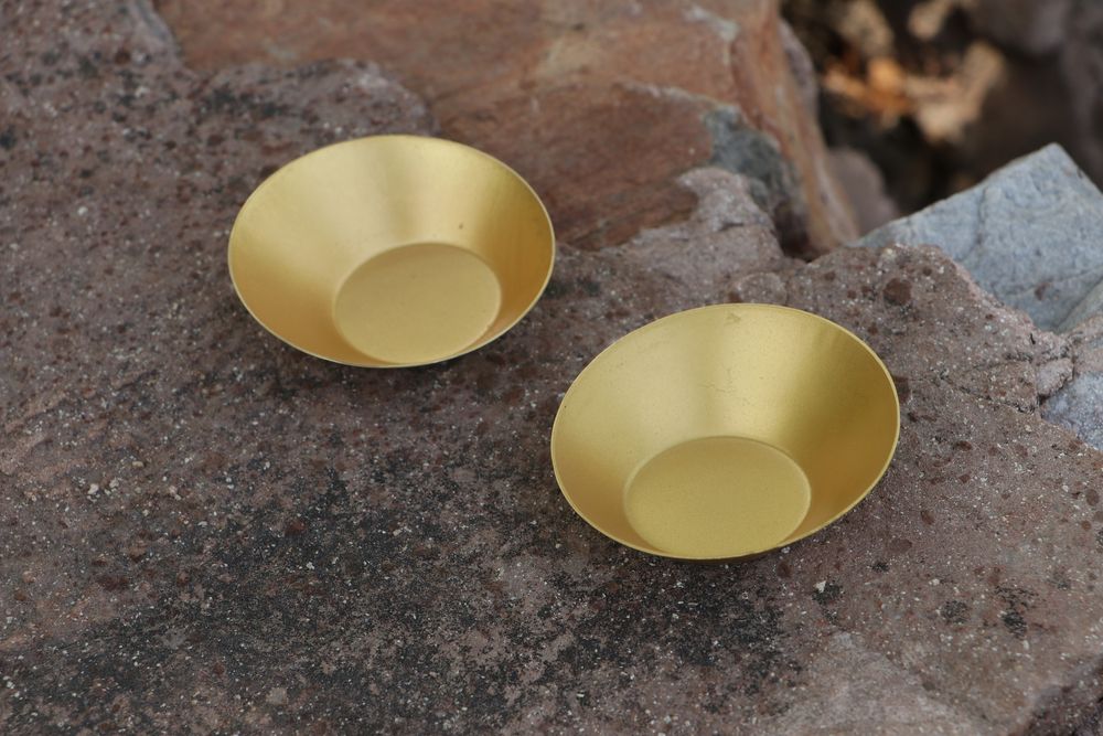 Objets de décoration - Bougies à thé rondes en cuivre pur et laiton fait à la main - DE KULTURE WORKS