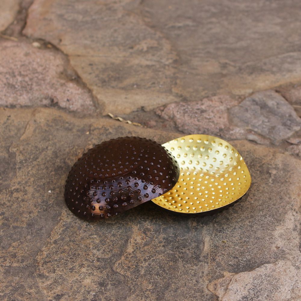 Objets de décoration - Bougies à thé rondes en cuivre pur et laiton fait à la main - DE KULTURE WORKS