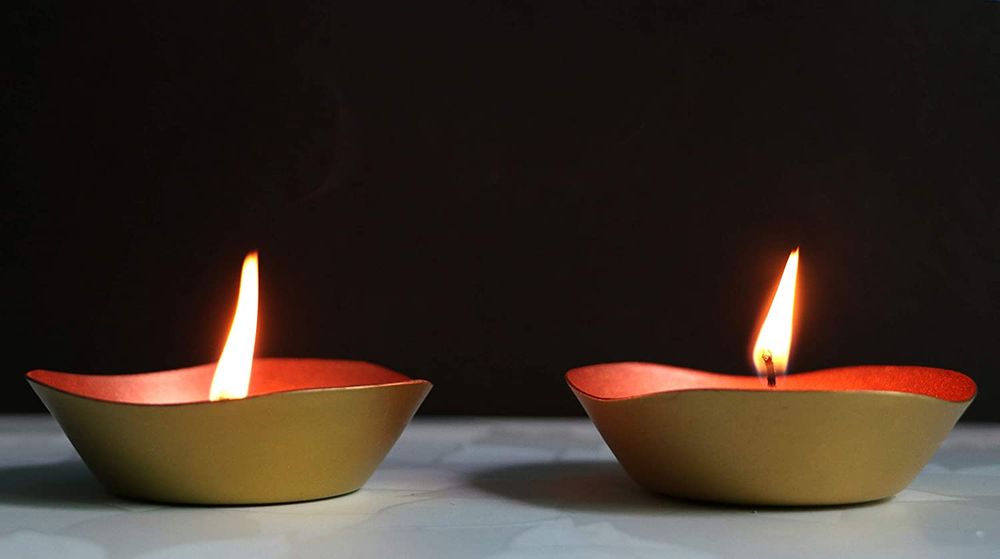Objets de décoration - Bougies à thé rondes en cuivre pur et laiton fait à la main - DE KULTURE WORKS