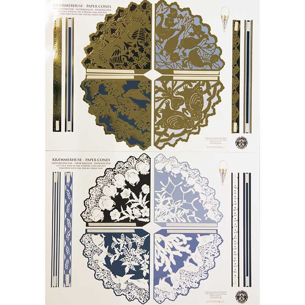 Guirlandes et boules de Noël - Ornements de Noël bleu - KOUSTRUP & CO