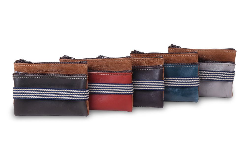 Leather goods - S SIZE MEN SIAMOISE PURSE - BANDIT MANCHOT
