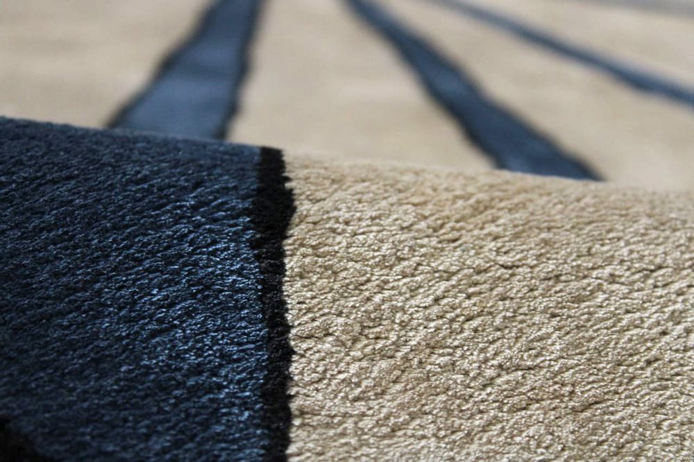Tapis - TAPIS BIO FAIT MAIN, MOTIF HYPERION - KAYMANTA