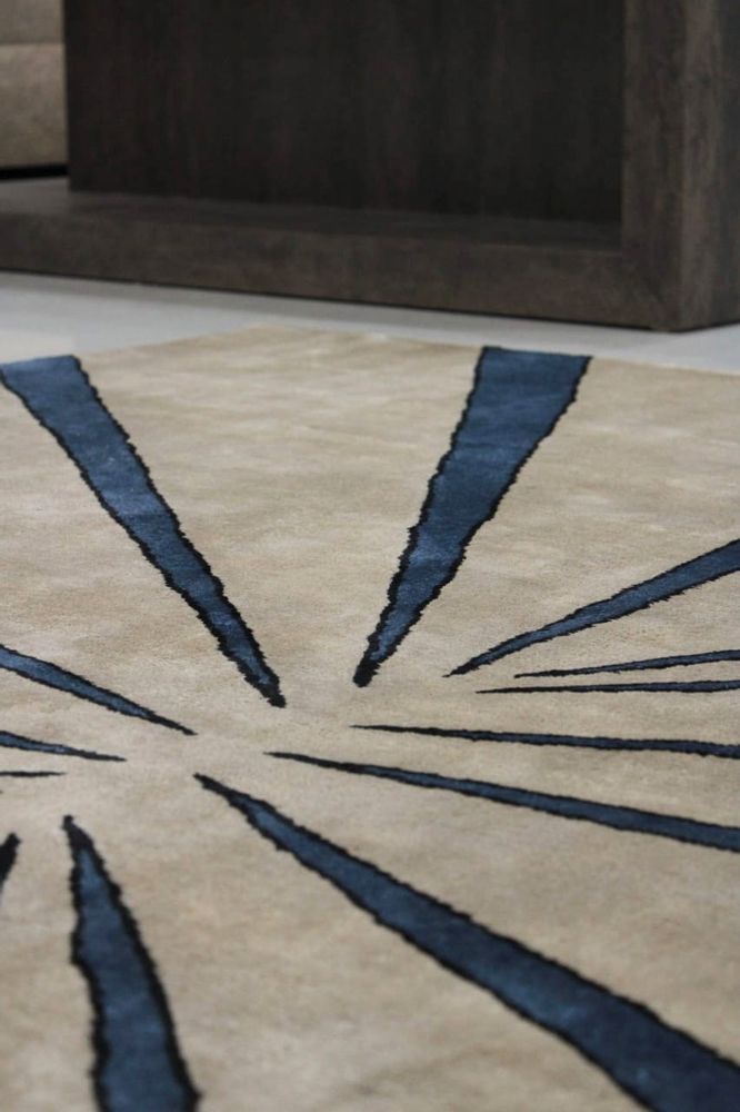 Tapis - TAPIS BIO FAIT MAIN, MOTIF HYPERION - KAYMANTA