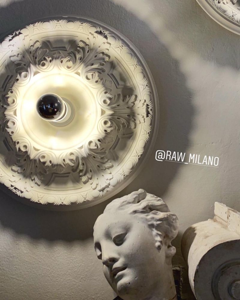 Decorative objects - Wall lamp and ceiling light in Parisien plaster SOLFERINO. - RADAR INTERIOR