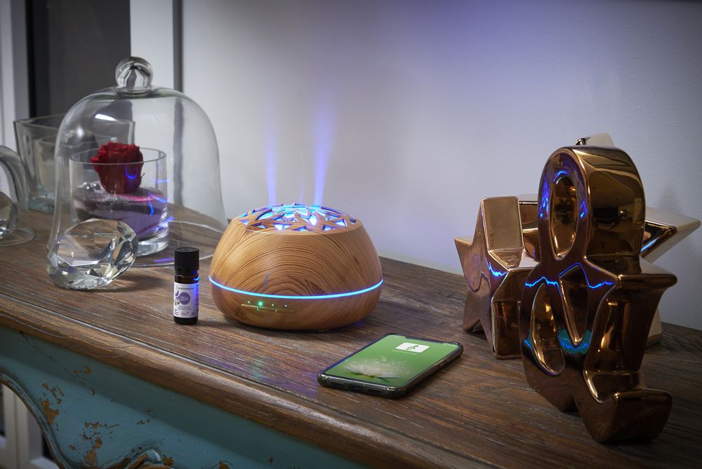 Scent diffusers - Lilywood, Aroma Diffuser & Bluetooth Luminous speaker - AROMASOUND - AROMASOUND