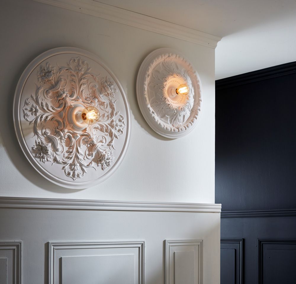 Decorative objects - Wall lamp and ceiling light in Parisien plaster SOLFERINO. - RADAR INTERIOR