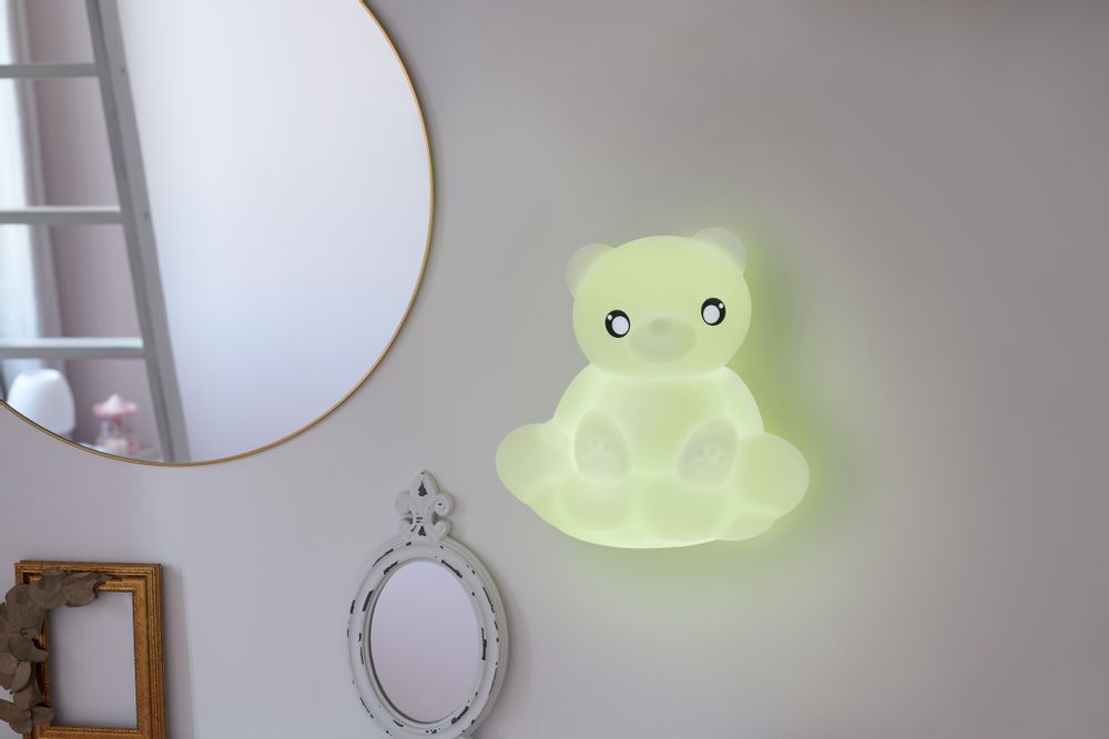 Enceintes et radios - Enceinte lumineuse murale - Ourson sur son nuage - LUMIN'US - BIGBEN