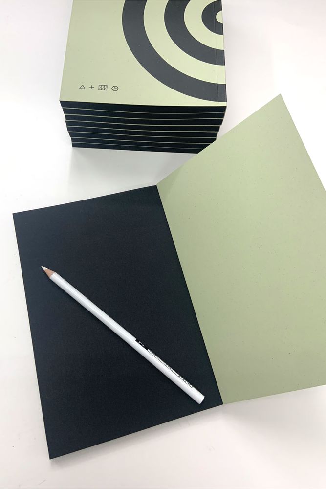 Gifts - "ECHOS" Collection - A5 black paper Notebooks - PULP SHOP