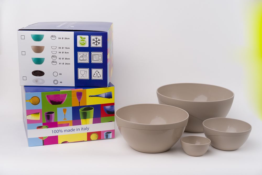 Bowls - 20 CM. BOWL 100% MADE IN ITALY - MOJITO DESIGN