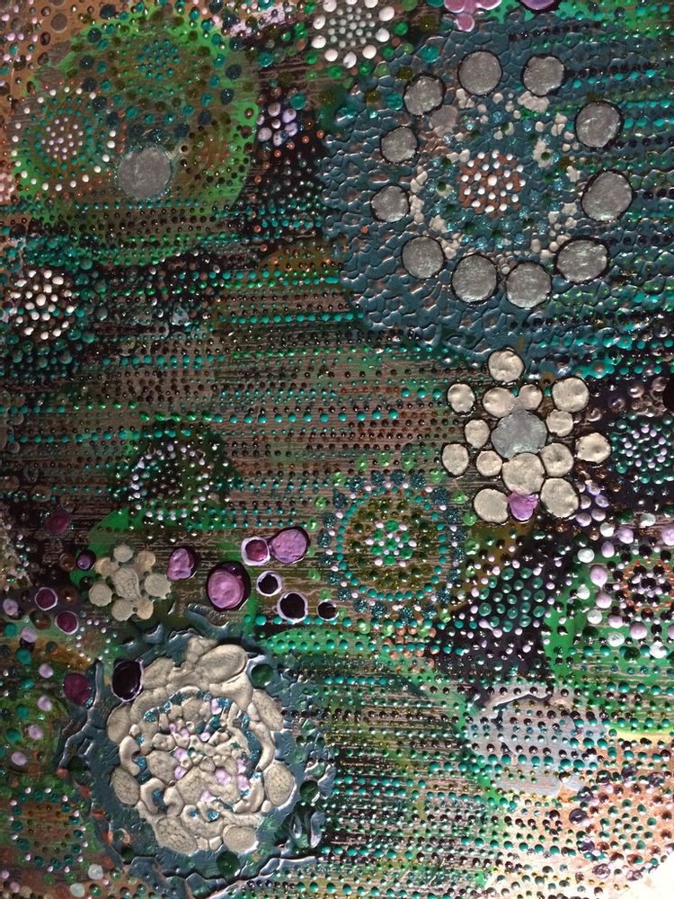 Autres décorations murales - Panneau décoratif « fleurs de prairie » - VALERIE BEAUMONT