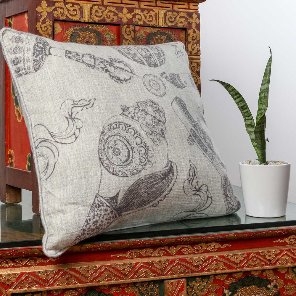 Coussins textile - Housse de coussin - PASHMINA LOOMS - CASHMERE