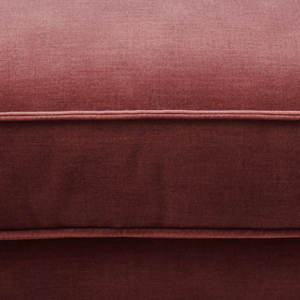 Canapés - Kendall Sofa With Chaise Longue Left, velvet, misty rose - RIVIERA MAISON