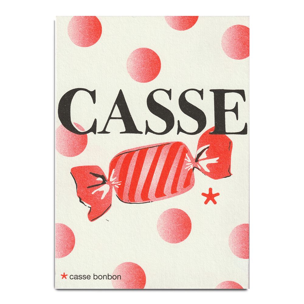 Objets de décoration - CARTES "A6" - LES MOTS DOUX 1 - PIED DE POULE