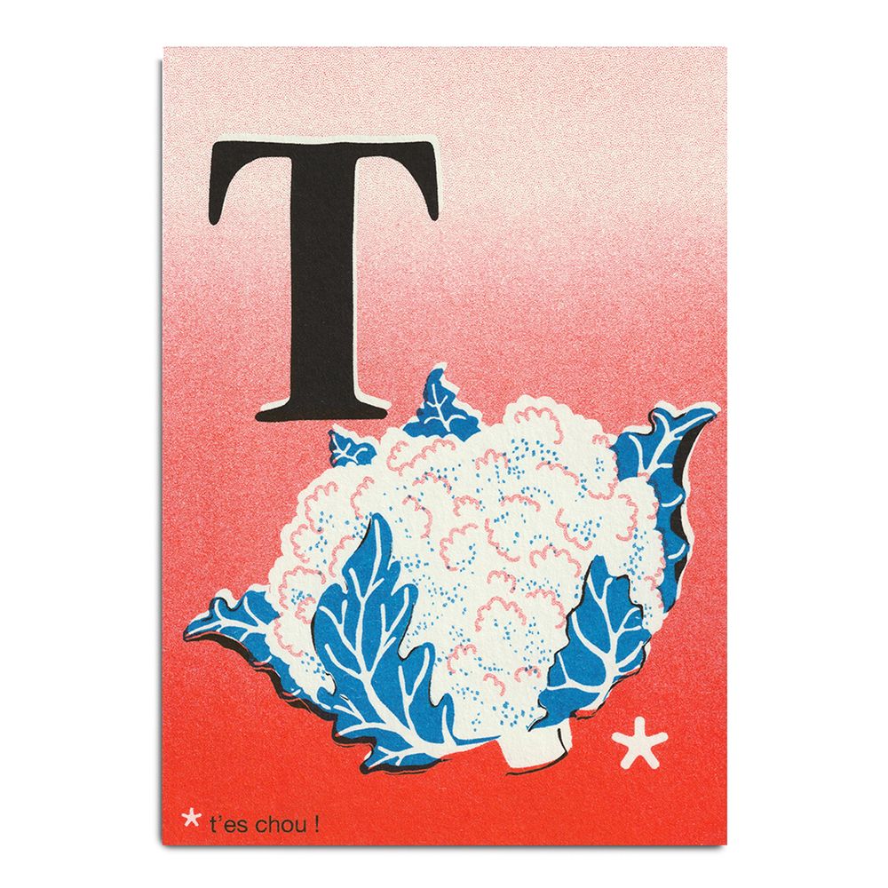 Objets de décoration - CARTES "A6" - LES MOTS DOUX 1 - PIED DE POULE