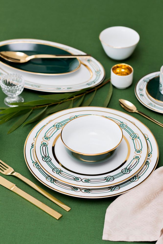 Couverts & ustensiles de cuisine - Assiettes en porcelaine Liberty - PORCEL