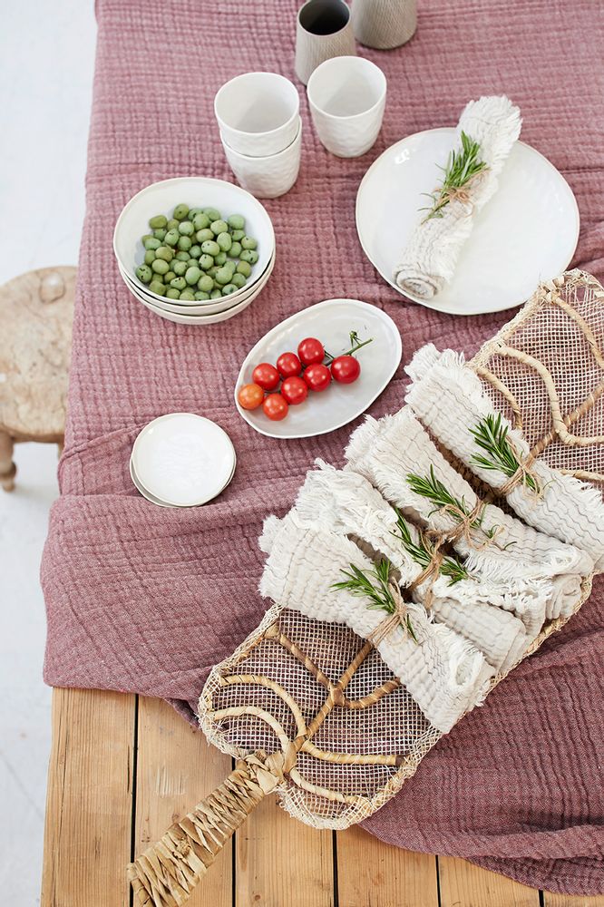 Coussins textile - Housses de coussins, plaids et linge de table en coton bio certifié GOTS - LIV INTERIOR