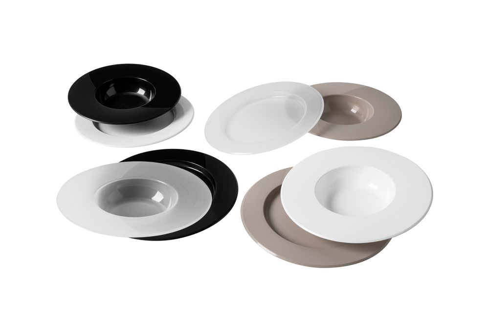 Platter and bowls - SOUP DISH 100% MADE IN ITALY - MOJITO DESIGN