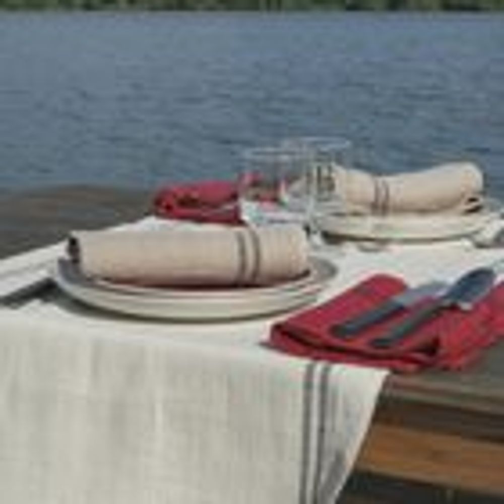 Tea towel - tea towels PIANO and COUNTRY - CHARVET EDITIONS