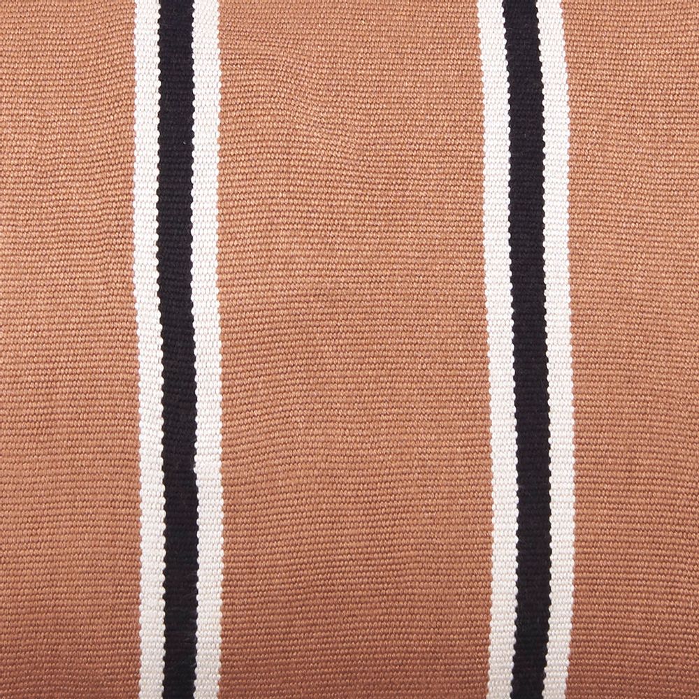Comforters and pillows - LISO STRIPES CUSHION CACAO - NATA Y LIMÓN