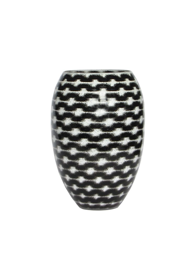 Objets de décoration - B&W Resonance Barrel Vase XLarge - SYNCHROPAINT