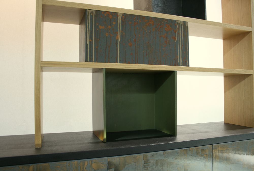 Sideboards - Buffet with bookcase - VALERIE BEAUMONT