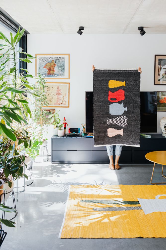 Other wall decoration - JUGS large cotton rug - TARTARUGA