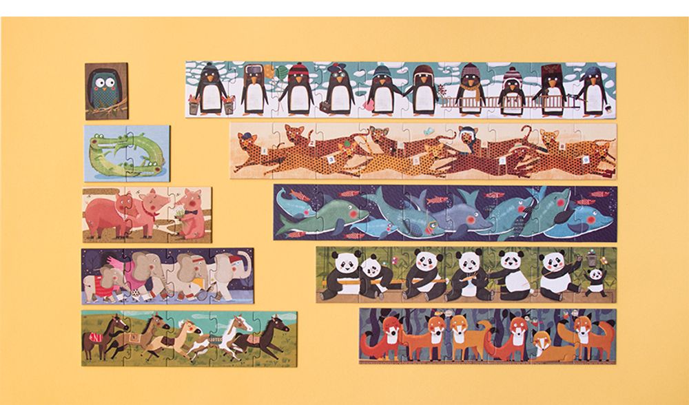 Jeux enfants - 10 PENGUINS PUZZLE - LONDJI