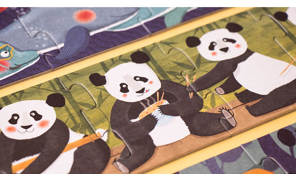 Jeux enfants - 10 PENGUINS PUZZLE - LONDJI