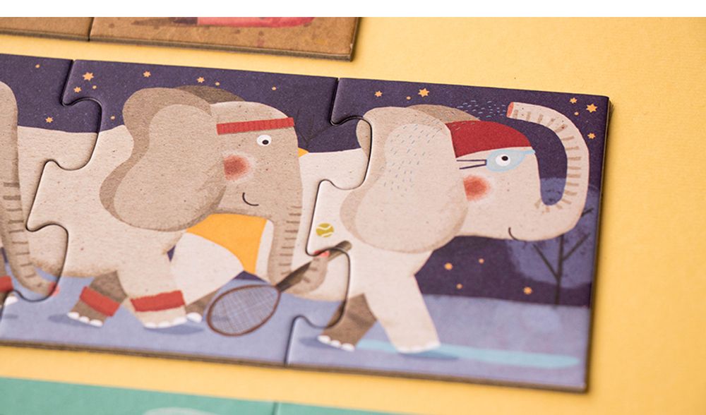 Jeux enfants - 10 PENGUINS PUZZLE - LONDJI