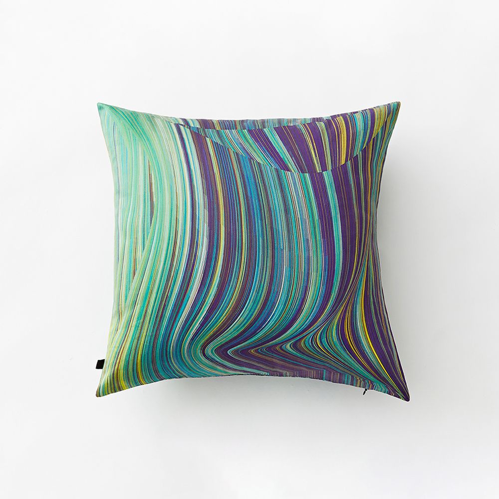 Fabric cushions - Bloomsbury Square Two-sided Cushion Covers - YEN TING CHO STUDIO