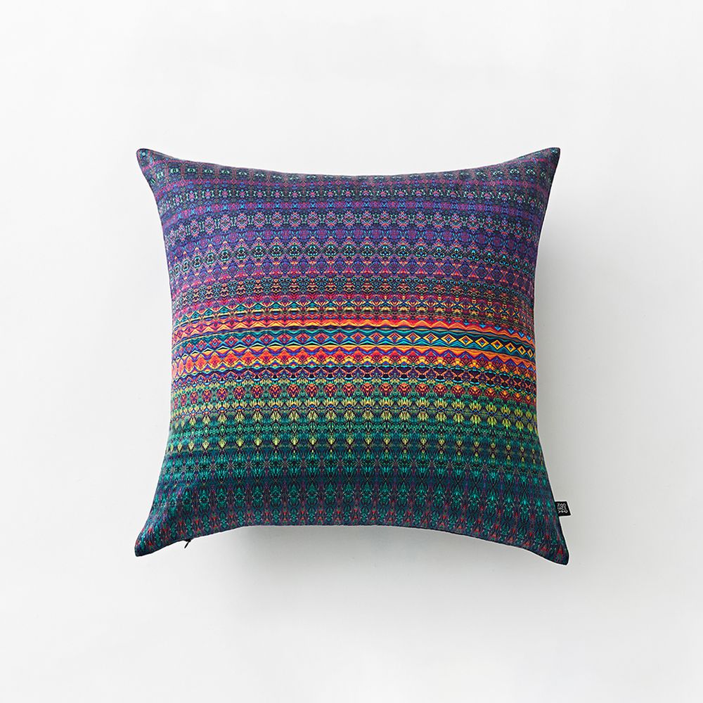 Fabric cushions - Bloomsbury Square Two-sided Cushion Covers - YEN TING CHO STUDIO
