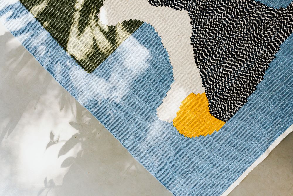 Other wall decoration - CATIGER large cotton rug - TARTARUGA