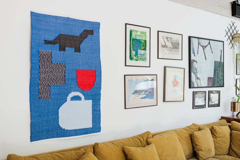 Other wall decoration - DINO large cotton rug - TARTARUGA