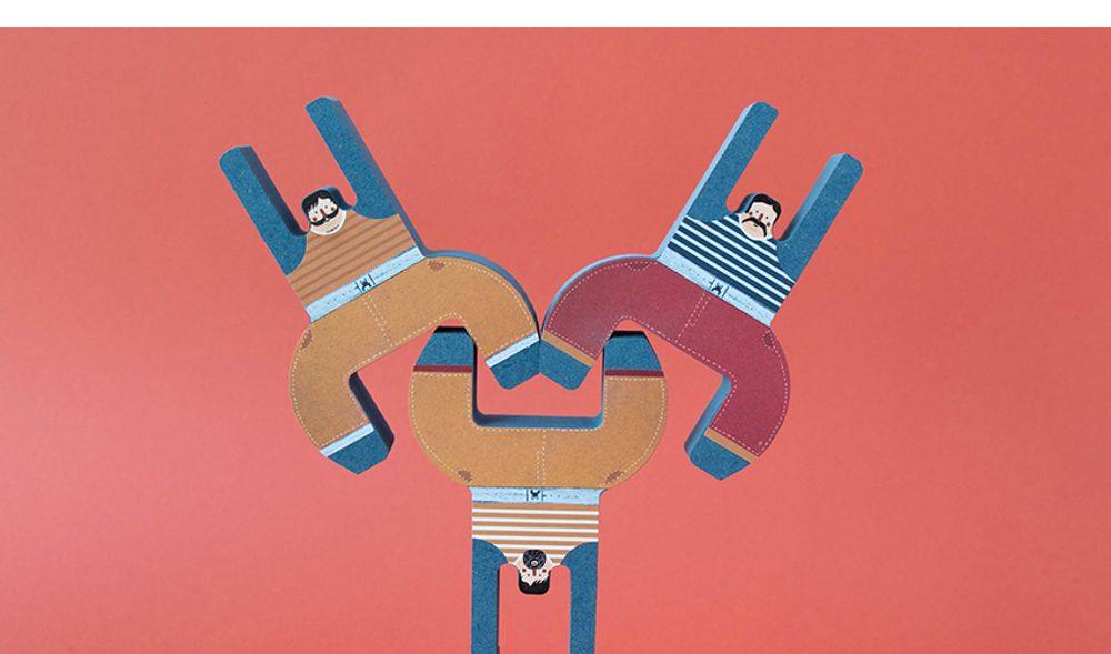 Jouets enfants - THE ACROBAT BROTHERS - JEU D'EQUILIBRE - LONDJI