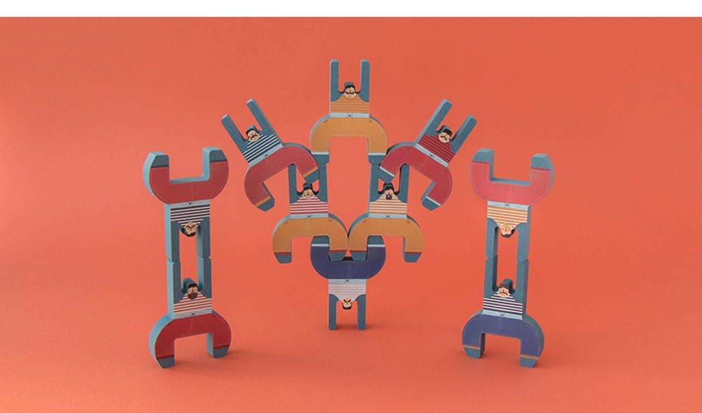 Jouets enfants - THE ACROBAT BROTHERS - JEU D'EQUILIBRE - LONDJI