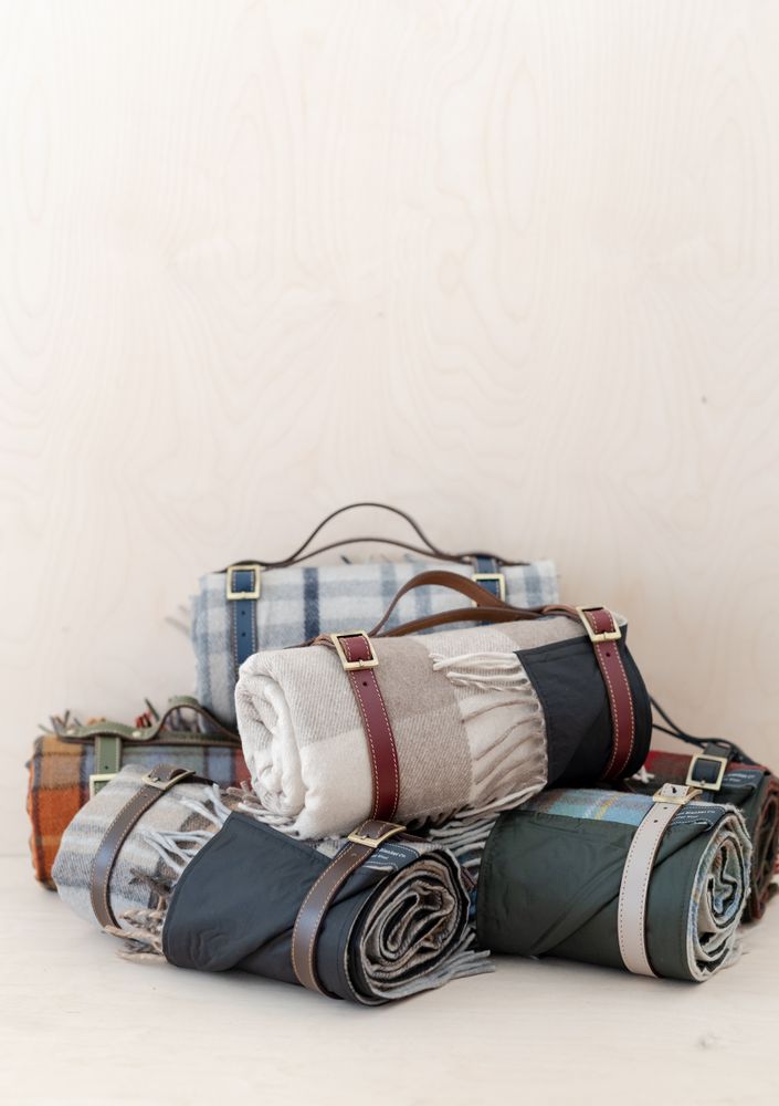 Plaids - Couvertures pique-niques en laine recyclé tartan - THE TARTAN BLANKET CO.