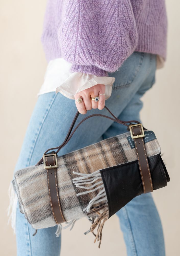 Plaids - Couvertures pique-niques en laine recyclé tartan - THE TARTAN BLANKET CO.