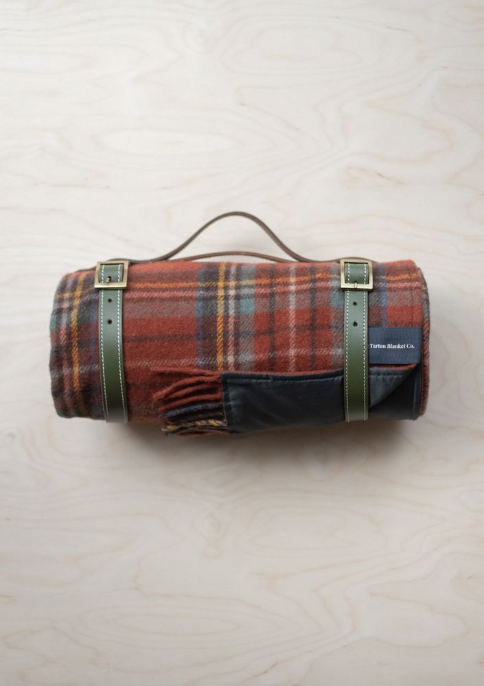 Plaids - Couvertures pique-niques en laine recyclé tartan - THE TARTAN BLANKET CO.