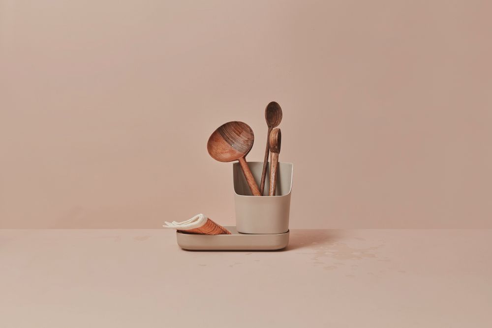 Installation accessories - Bamboo Sink Caddy Organizer - EKOBO