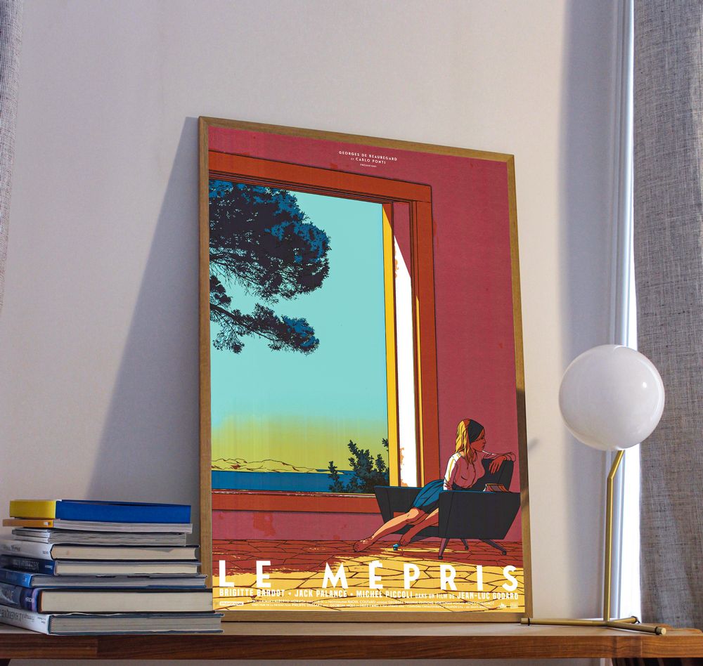 Poster - POSTER LE MÉPRIS - VARIANT - PLAKAT - DESIGNING MOVIE POSTERS -